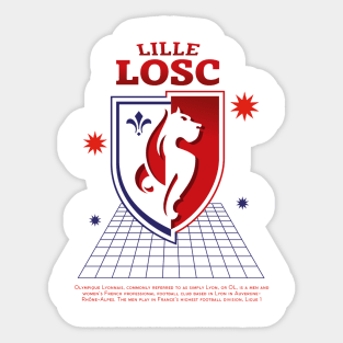 Lille OSC Classic Sticker